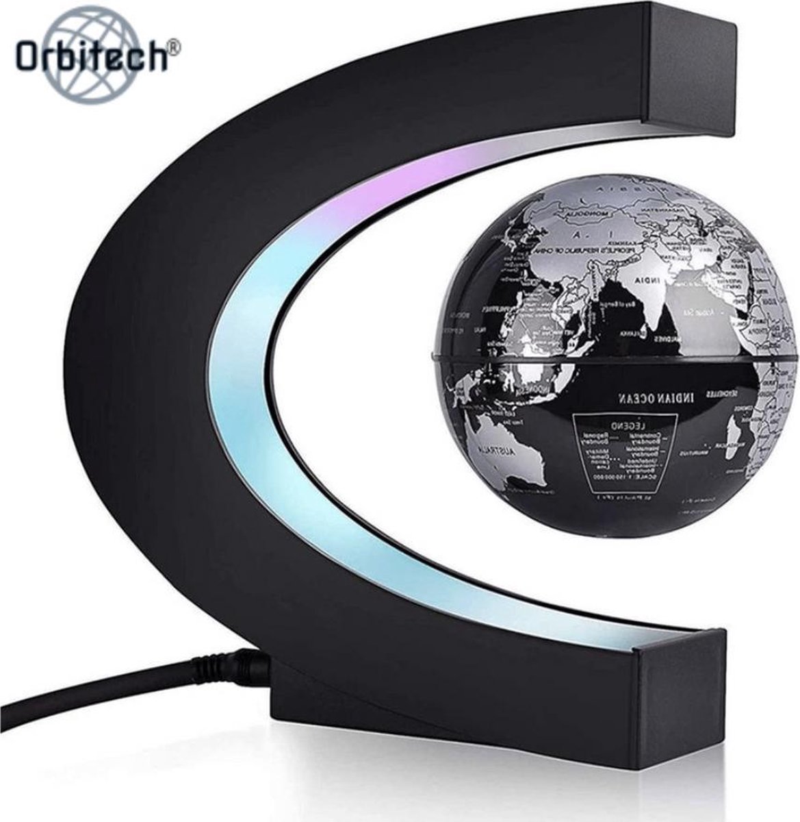 Orbitech® || Zwevende Wereldbol met LED verlichting || Flying Magnetic Globe